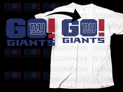 New York Giants Inspired T-Shirt, Sports Fan Gift, Football Team Apparel, Unisex Adult Clothing