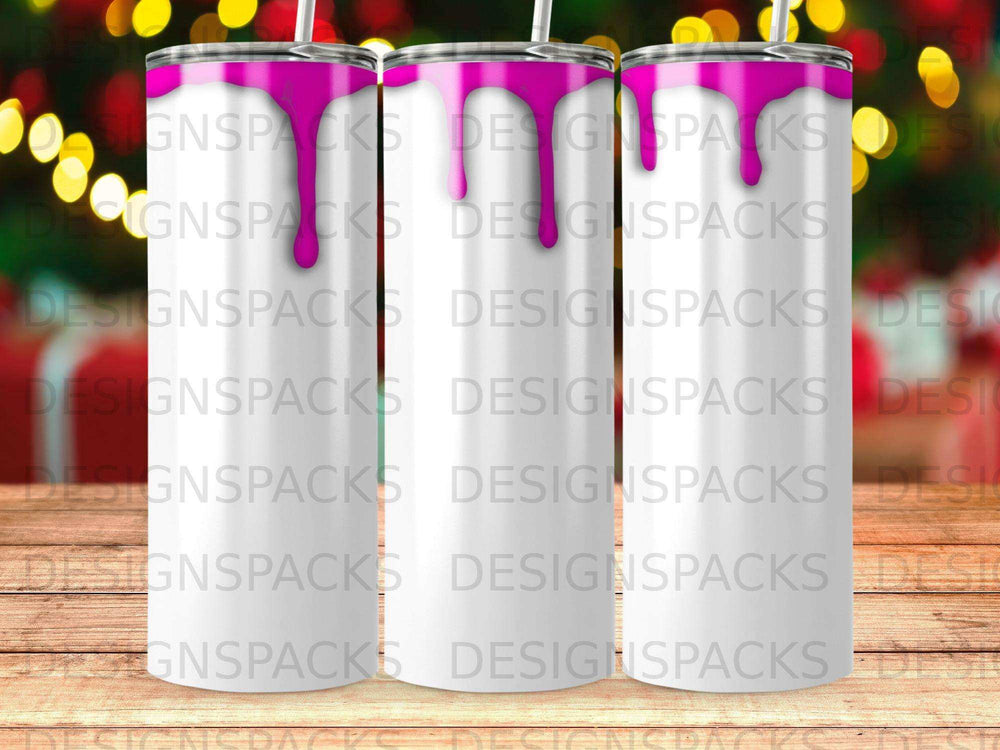 Pink marbled tumbler with a white straw and lid, "DESIGNS PACKS" watermark.