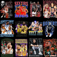 Load image into Gallery viewer, 48 Basketball Teams Players Bootleg Homage Designs Bundle PNG

