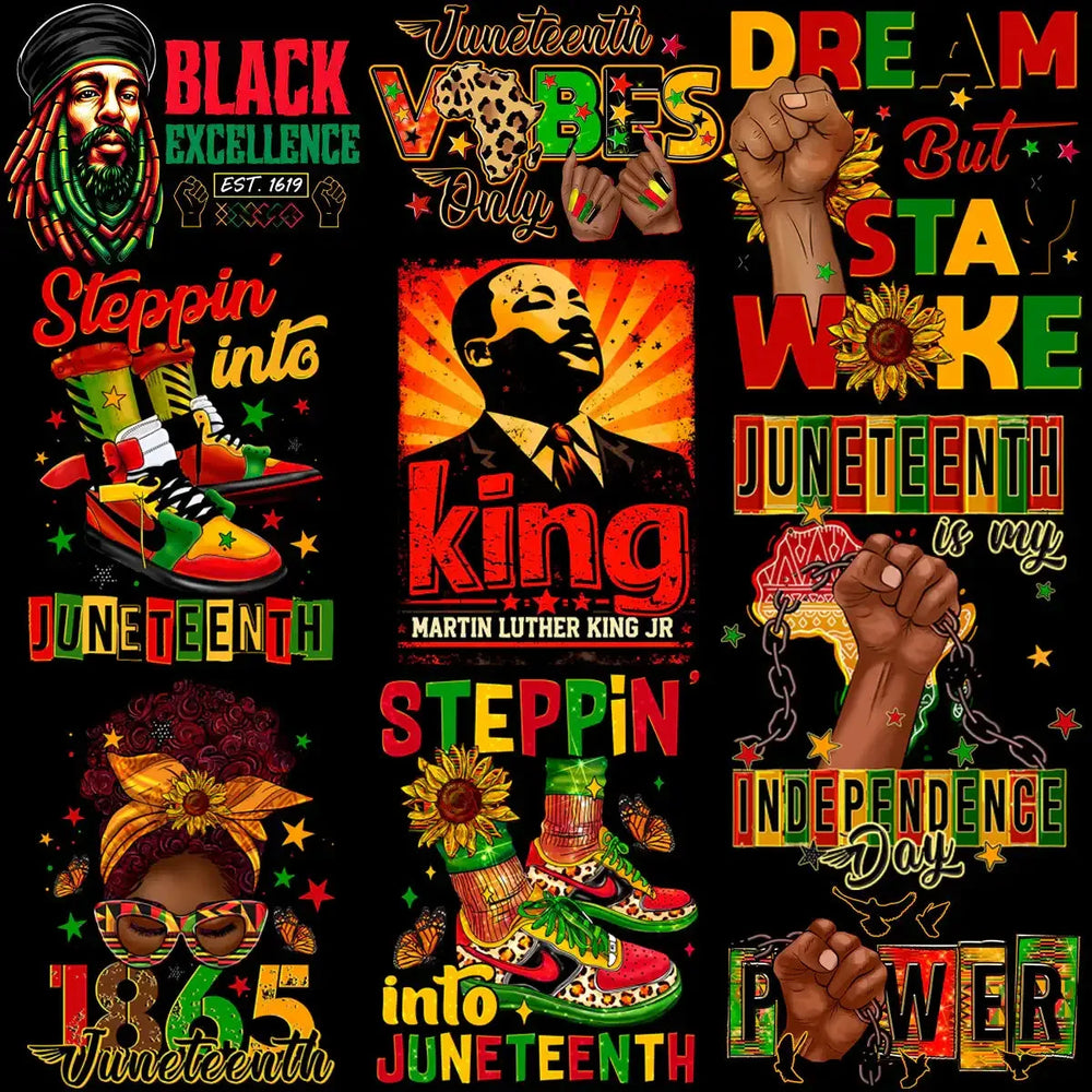 48 Black History Month Juneteenth Designs Bundle PNG