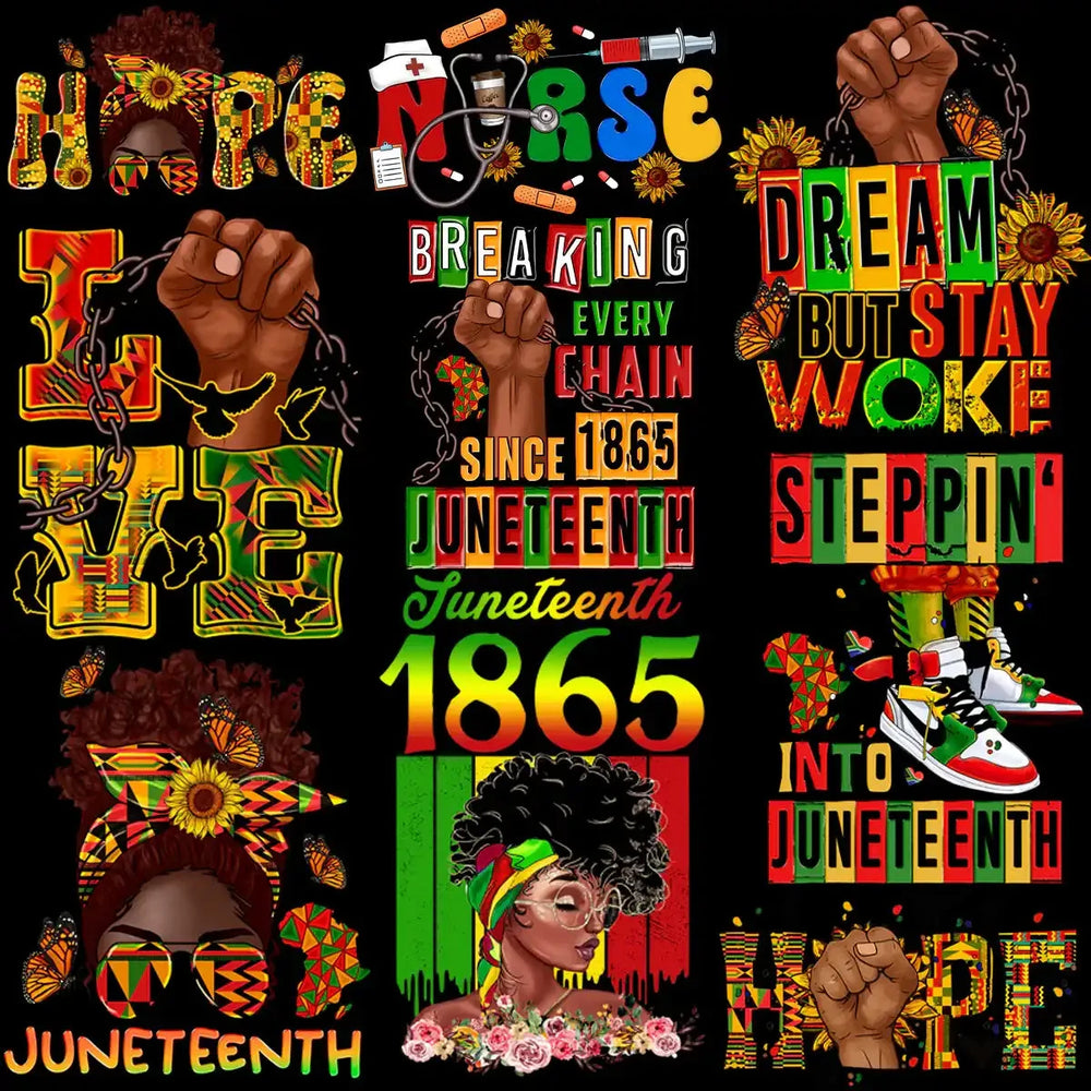 48 Black History Month Juneteenth Designs Bundle PNG
