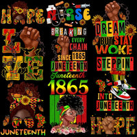 Load image into Gallery viewer, 48 Black History Month Juneteenth Designs Bundle PNG
