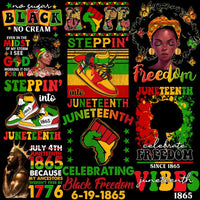 Load image into Gallery viewer, 48 Black History Month Juneteenth Designs Bundle PNG
