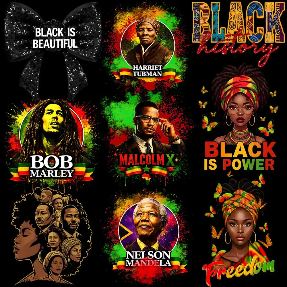 48 Black History Month Juneteenth Designs Bundle PNG