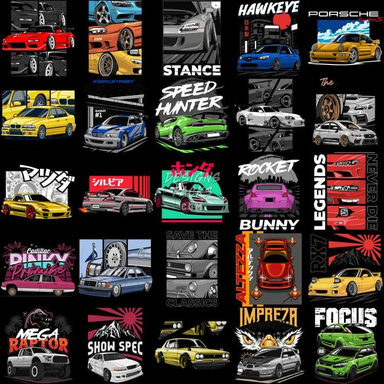 48 Cars Designs Bundle Png