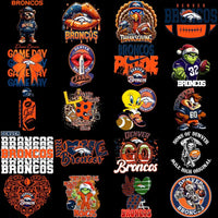 Load image into Gallery viewer, 48 Denver Broncos V2 Football Designs Bundle PNG
