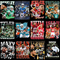 Load image into Gallery viewer, 48 Football Players Bootleg Designs Bundle PNG
