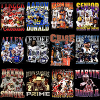 Load image into Gallery viewer, 48 Football Players Bootleg Designs Bundle PNG

