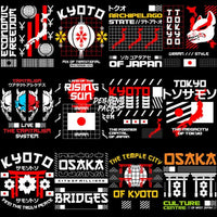 Load image into Gallery viewer, 48 Japan Streetwear Designs Bundle Png Svg Eps
