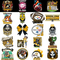 Load image into Gallery viewer, 48 Pittsburgh Steelers V3 Football Designs Bundle PNG
