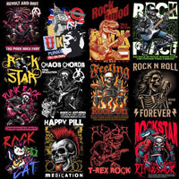 Load image into Gallery viewer, 48 Rock Streetwear Brand Designs Bundle PNG + PDF

