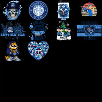 Load image into Gallery viewer, 48 Tennessee Titans V1 Football Designs Bundle PNG
