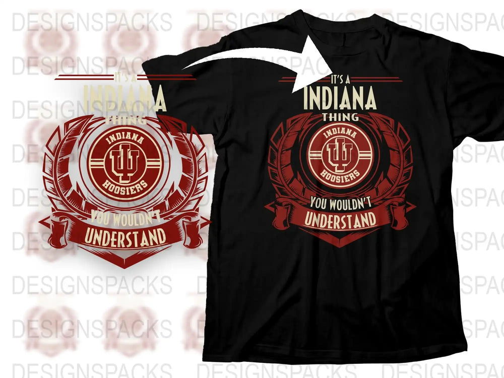 Indiana University Hoosiers T-Shirt, It's An Indiana Thing Graphic Tee, College Fan Apparel