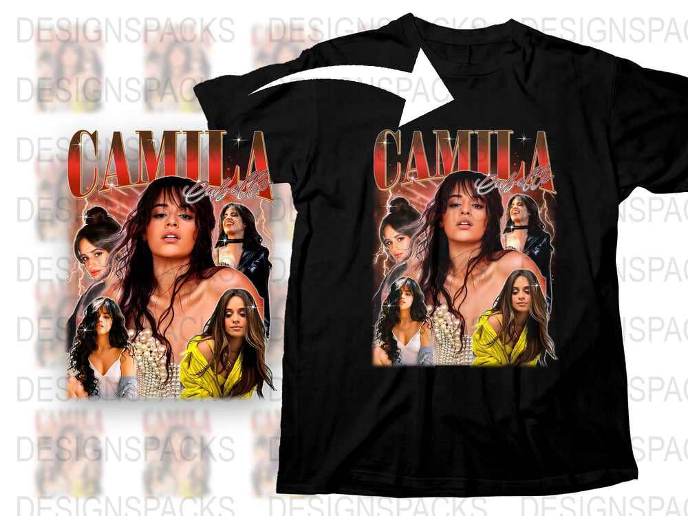 Women's Graphic Tee with Celebrity Style Pattern, Colorful Print Casual T-Shirt, Trendy Fashion Top