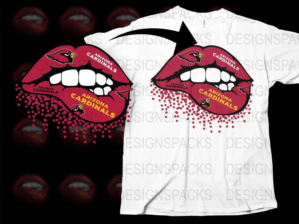 Cardinal Themed Graphic T-Shirt, Angry Bird Design, Red and White, Unisex Sports Fan Apparel