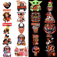 Load image into Gallery viewer, 49 Cincinnati Bengals V3 Football Designs Bundle PNG
