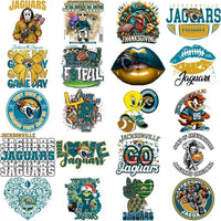 Load image into Gallery viewer, 49 Jacksonville Jaguars V4 Football Designs Bundle PNG
