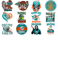 Load image into Gallery viewer, 49 Miami Dolphins V1 Football Designs Bundle PNG
