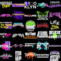 Load image into Gallery viewer, 49 Mixed Streetwear Brand Designs Bundle Png
