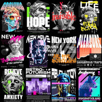 Load image into Gallery viewer, 49 Mixed Streetwear Brand Designs Bundle Png
