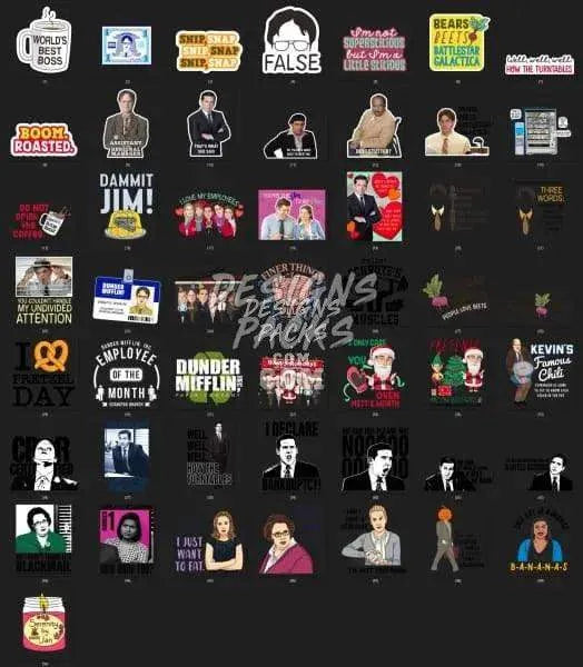 49 Series Designs Bundle PNG
