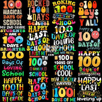 Load image into Gallery viewer, 49 Text Style 100 Days Of School Designs Bundle Png Eps
