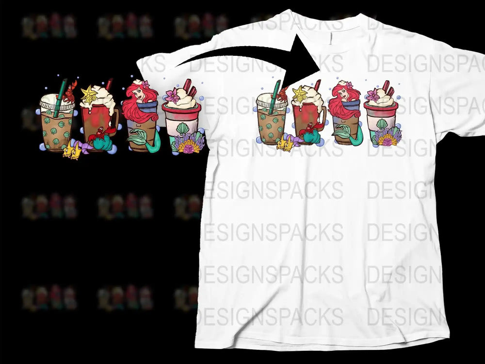 Cute Gnome Coffee T-Shirt, Colorful Christmas Holiday Graphic Tee, Festive Winter Apparel, Unique Gift Idea