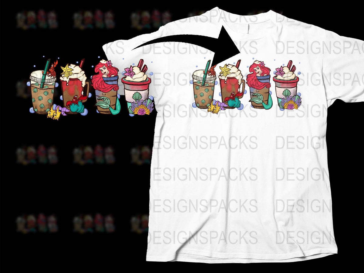 Cute Gnome Coffee T-Shirt, Colorful Christmas Holiday Graphic Tee, Festive Winter Apparel, Unique Gift Idea