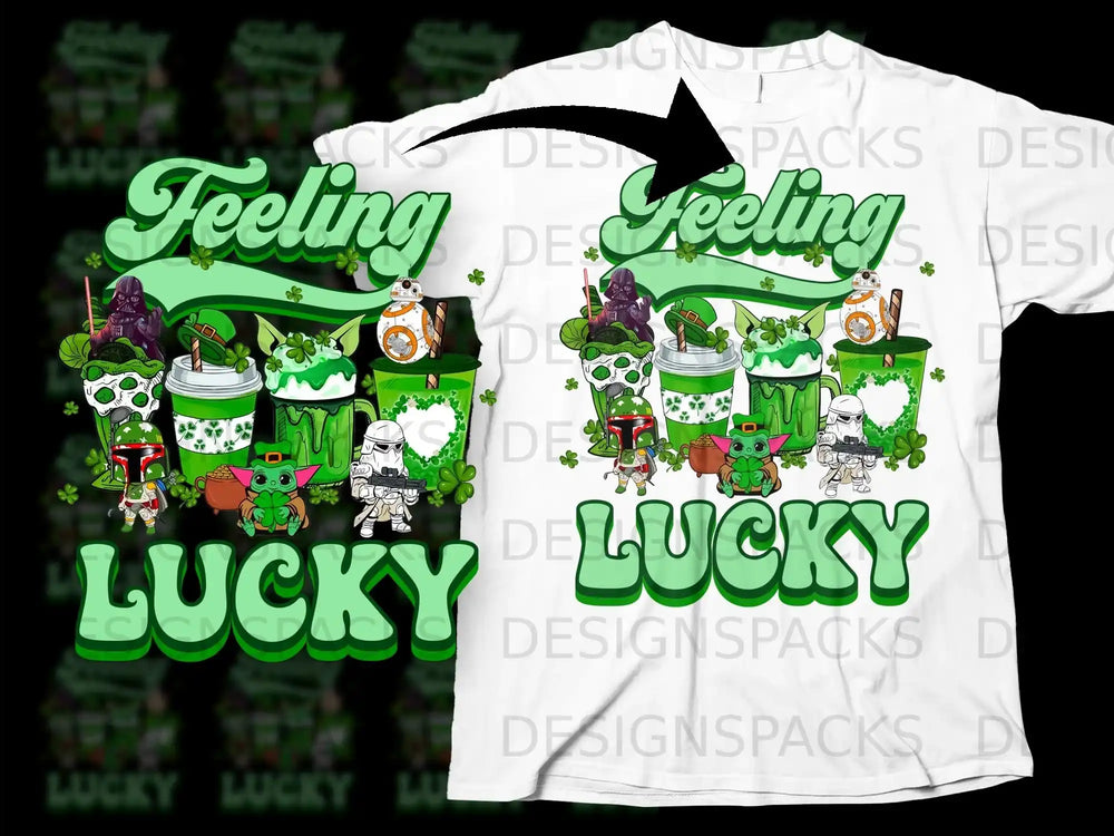 Feeling Lucky Star Wars St Patricks Day themed product type