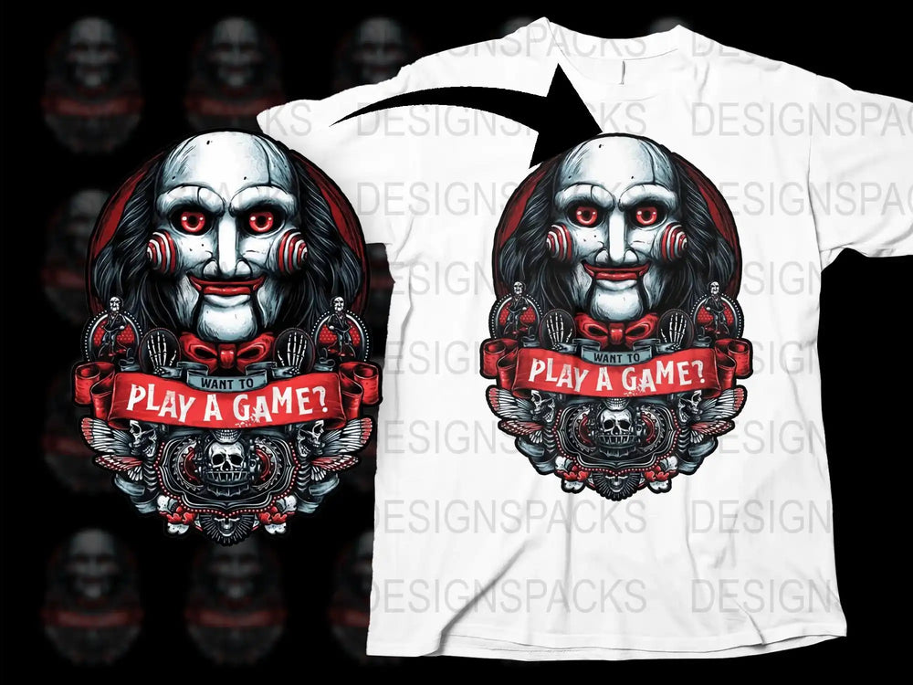 Horror Clown T-Shirt, Scary Jester Graphic Tee, Creepy Carnival Design, Unisex Clothing