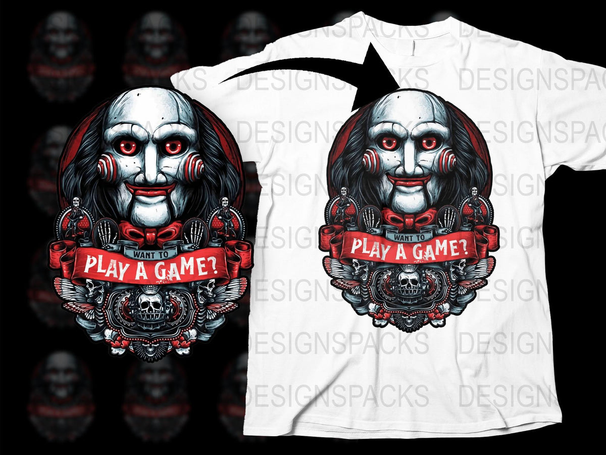 Horror Clown T-Shirt, Scary Jester Graphic Tee, Creepy Carnival Design, Unisex Clothing