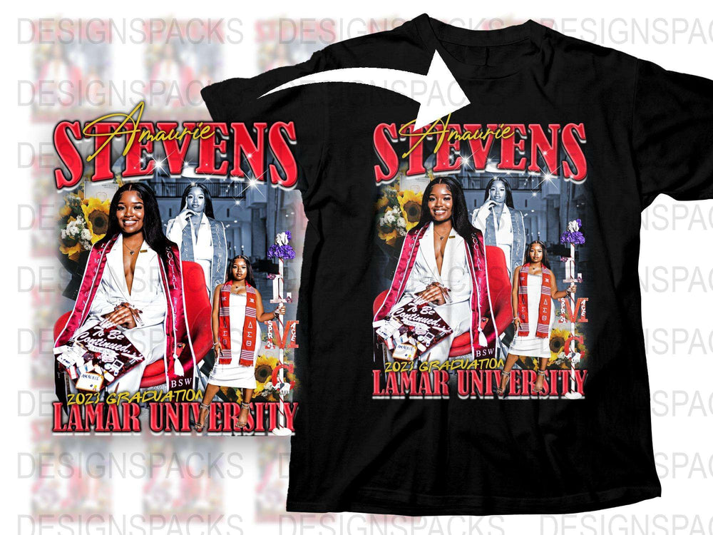 Custom Graduation T-Shirt Lamar University 2021, Personalized Graduate Gift, Vintage Style Tee, Unique College Apparel