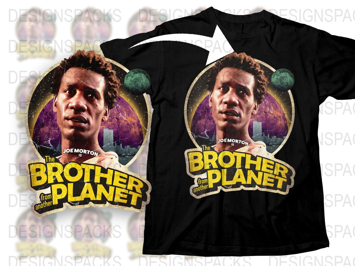 Vintage Brother from Another Planet T-Shirt, Retro 80s Movie Tee, Sci-Fi Film Graphic Shirt, Unique Gift Idea for Film Buffs