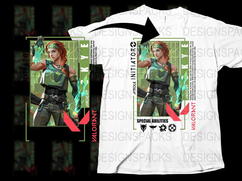 Valorant Inspired T-Shirt, Viper Character Graphic Tee, Gamer Apparel, Unisex Cotton Shirt, Gift for Gamers, Gaming Merchandise
