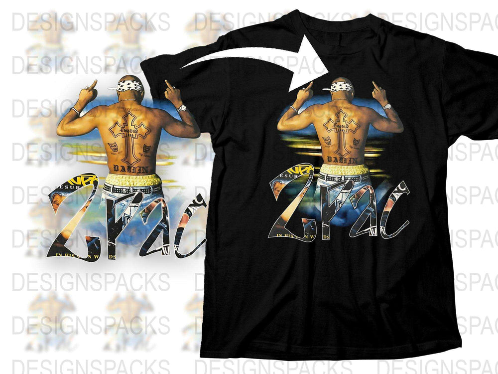 Tupac Shakur 2Pac T-Shirt, Vintage Hip Hop Tee, 90s Rap Legend Shirt, Urban Music Fan Apparel