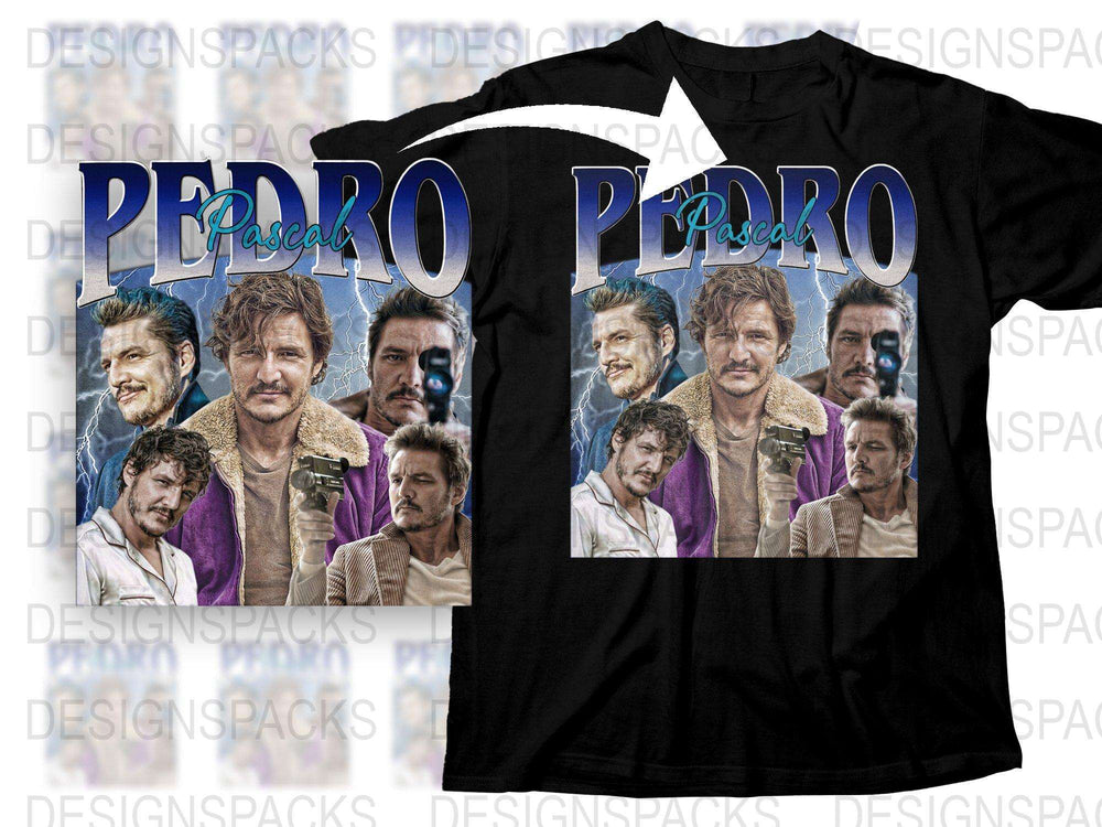 Vintage 90s Movie Star Graphic T-Shirt, Classic Actor Print Tee, Retro Pop Culture Shirt, Unisex Black Fashion Top