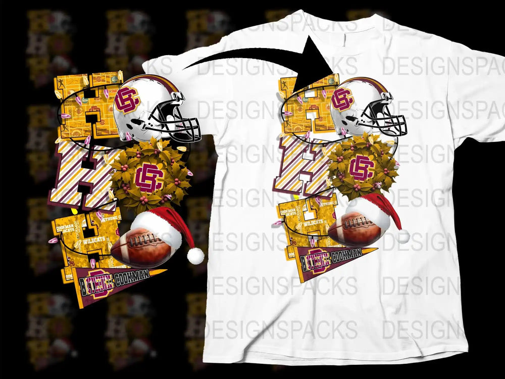 Collegiate Football T-Shirt, USC Helmet Design, Autumn Leaves Graphic Tee, Sports Fan Apparel