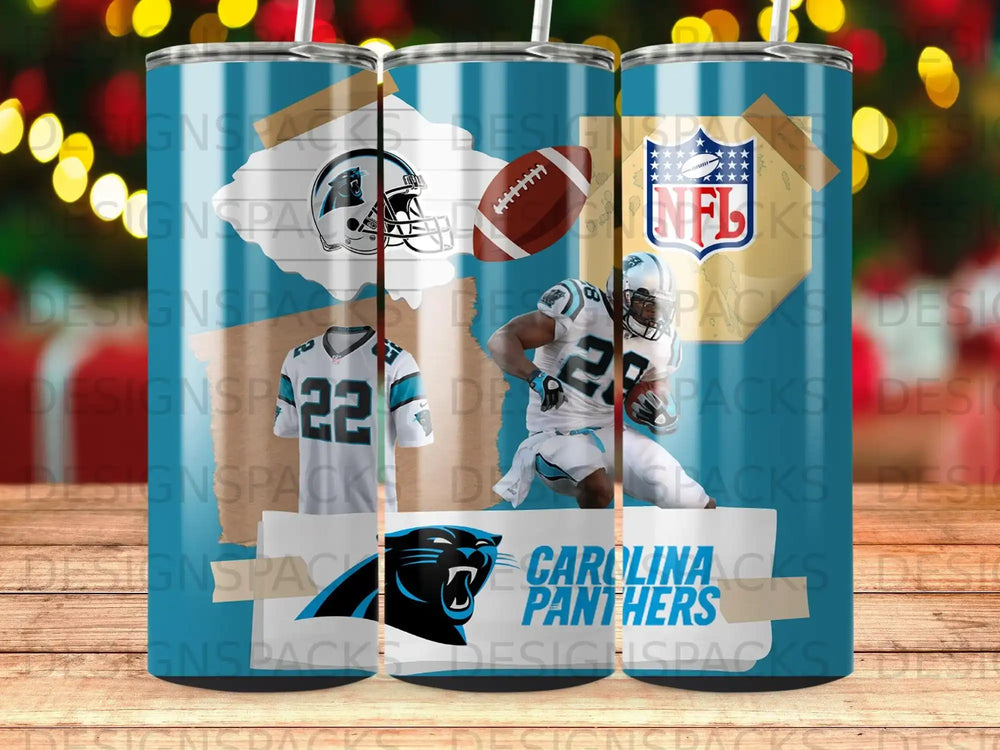 Carolina Panthers Football NFL Player Helmet Tumbler product type
