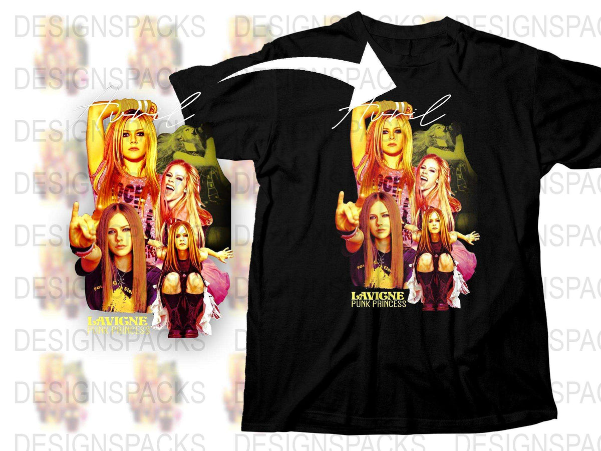 Avril Lavigne Punk Princess Graphic T-Shirt, Vintage Music Tee, 2000s Pop Rock Shirt, Collector's Item, Unisex Fit