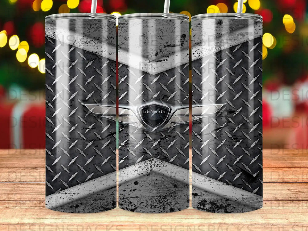 GENESIS diamond plate texture metal look tumbler product type