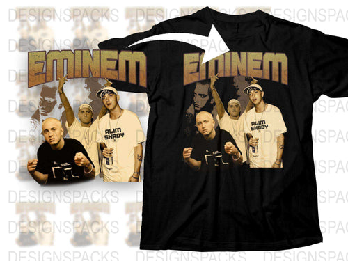Eminem T-Shirt Slim Shady Vintage Rap Tee, Hip Hop Music Fan Merch, 90s Nostalgia, Collector's Item, Gift Idea