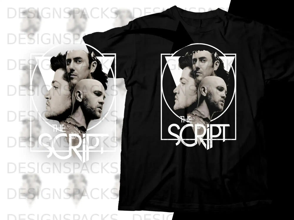 The Script Iconic T-Shirt Png Digital Download