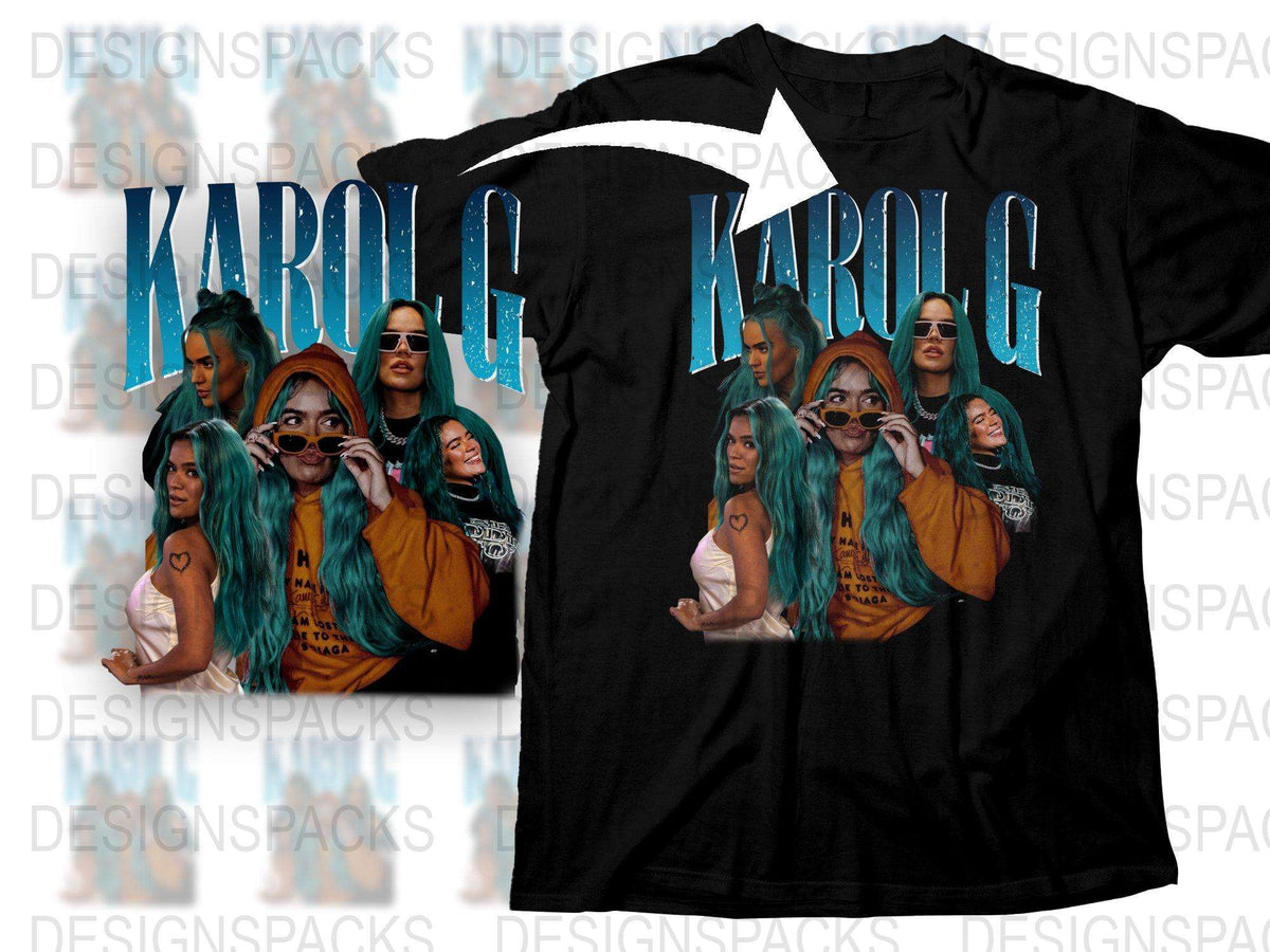 Karol G Inspired Graphic T-Shirt, Trendy Celebrity Tee, Music Fan Merch, Urban Streetwear Top