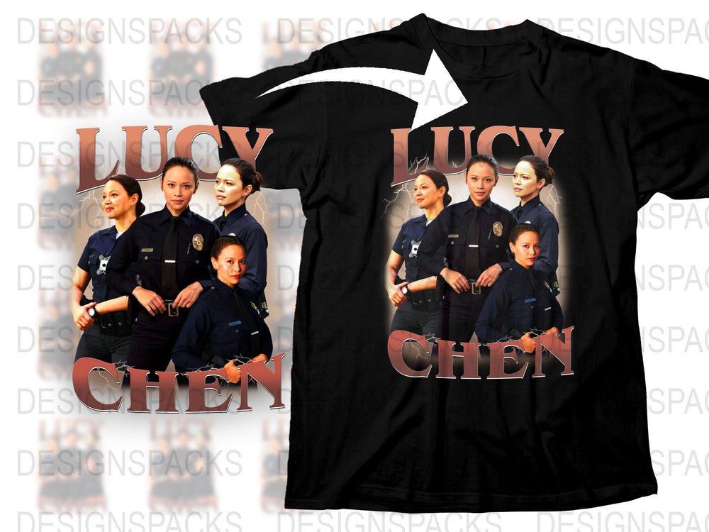 Lucy Chen Police TV Show Inspired Graphic T-Shirt, Unisex Fan Merchandise, Casual Wear