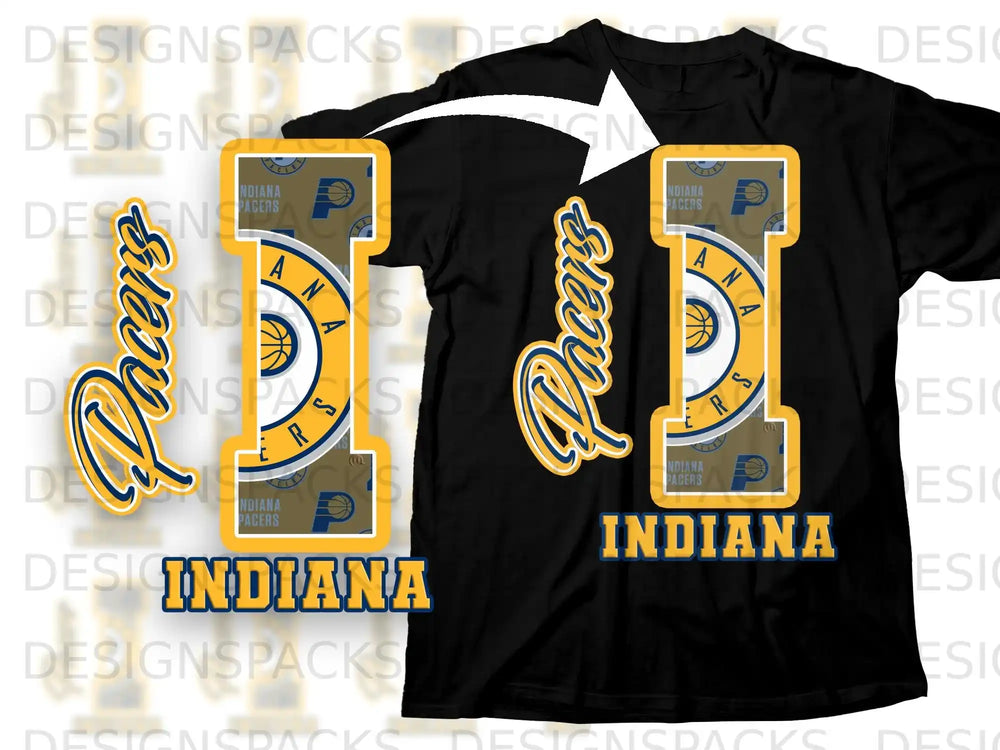 Indiana Pacers I Design Graphic Tee