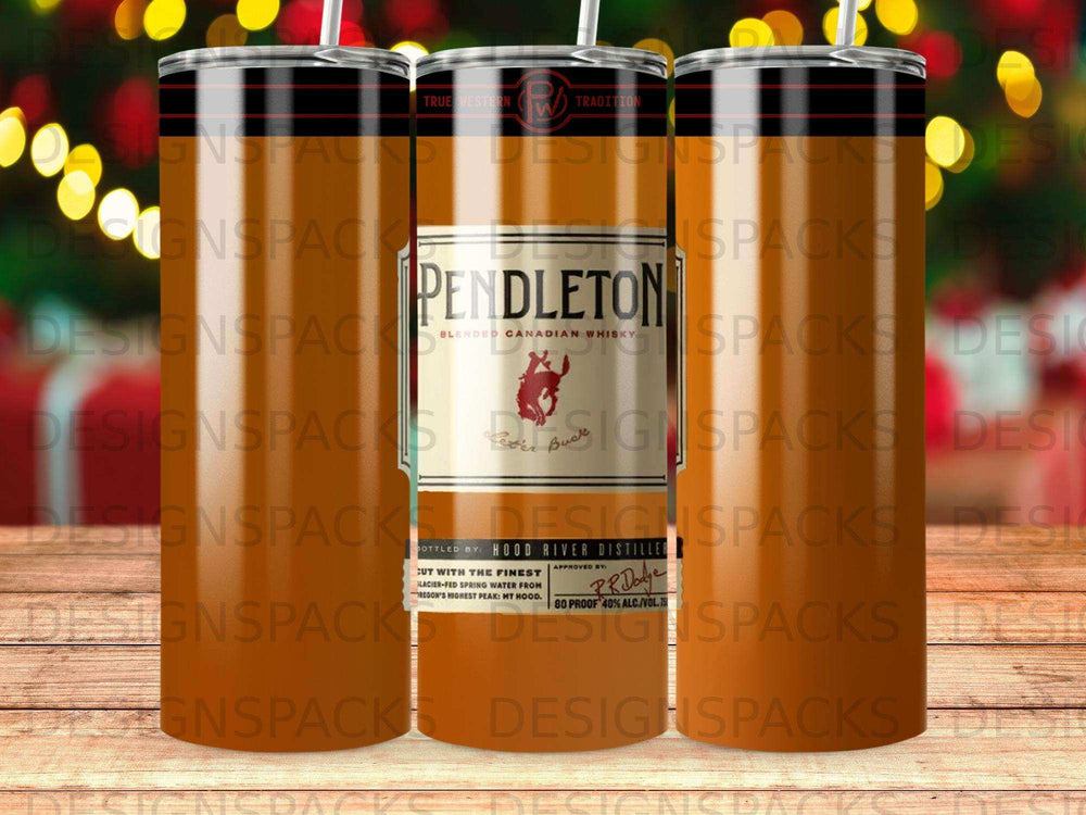 Pendleton Blended Canadian Whisky bottle with label and cap.