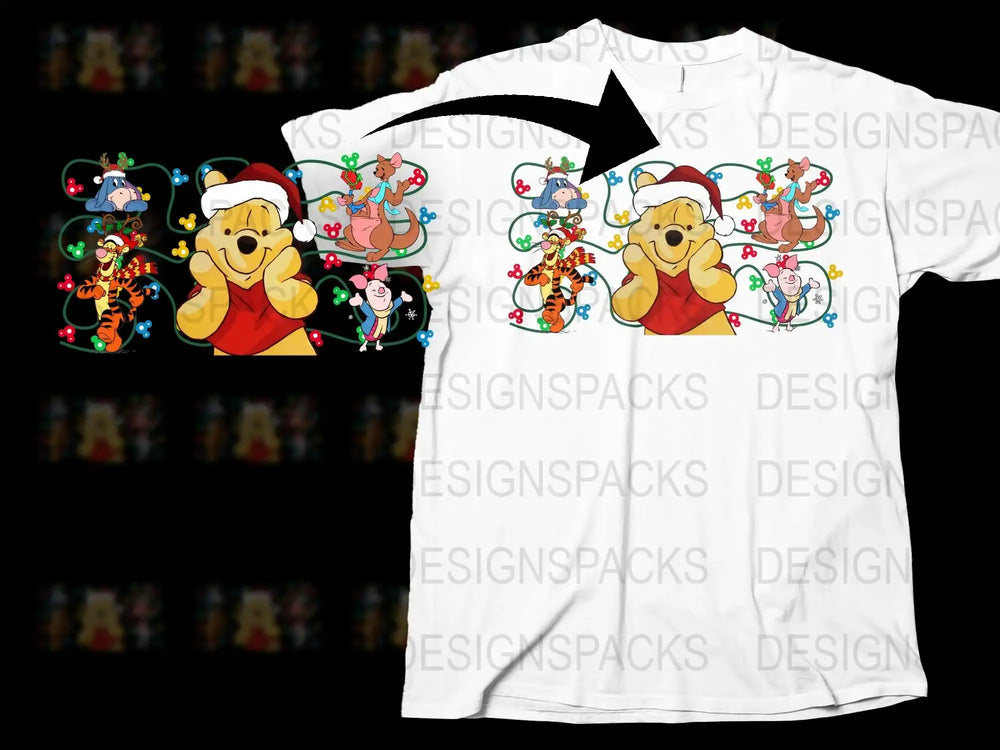Disney Christmas T-Shirt Mickey Minnie Mouse Holiday Festive Graphic Tee Kids Adults Unisex Clothing Gift Ideas