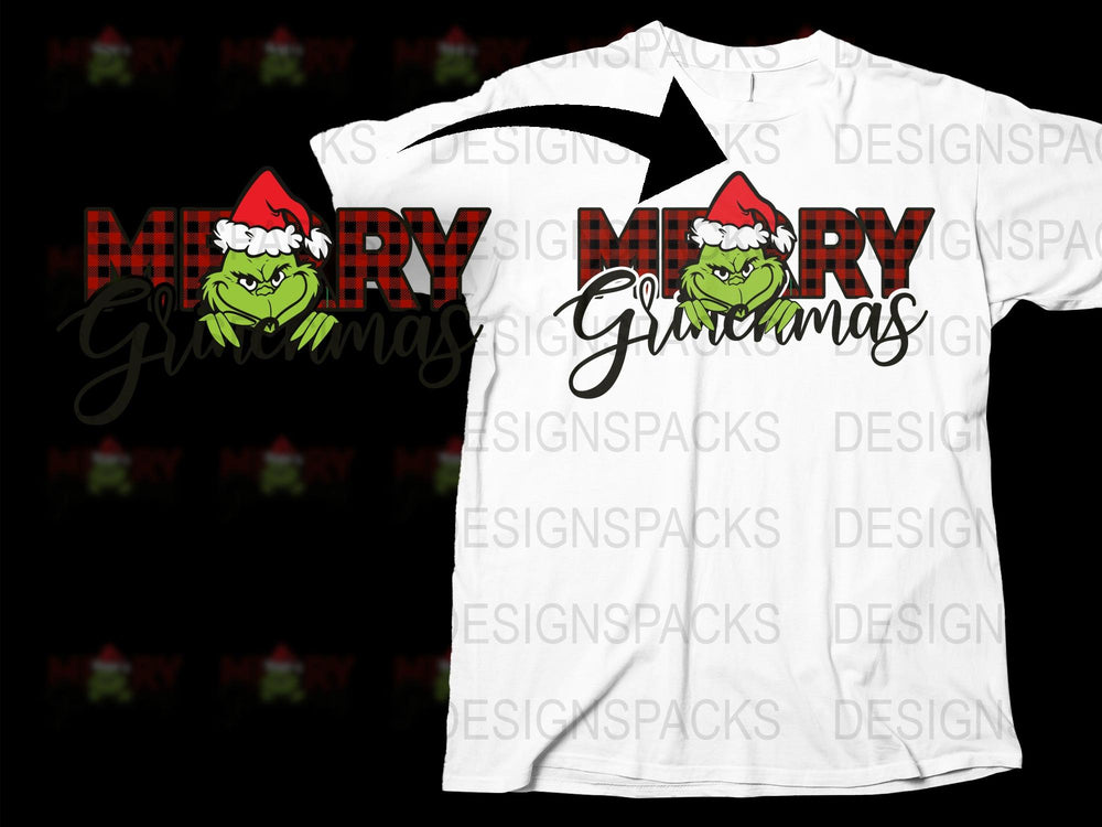 Funny Grinch Merry Grinchmas Holiday T-Shirt, Unisex Christmas Tee, Festive Graphic Shirt, Winter Apparel Gift Idea