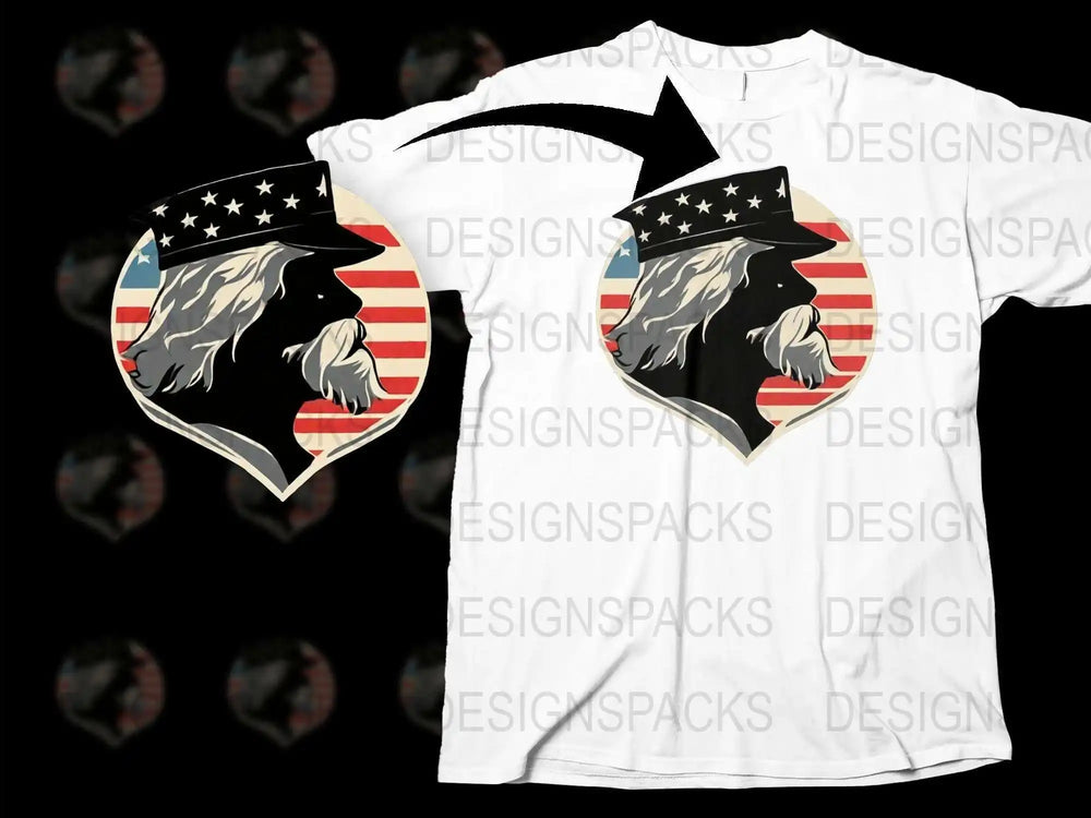 Patriotic Eagle T-Shirt, American Flag Design, Stars Stripes, Men's Graphic Tee, Independence Day Apparel