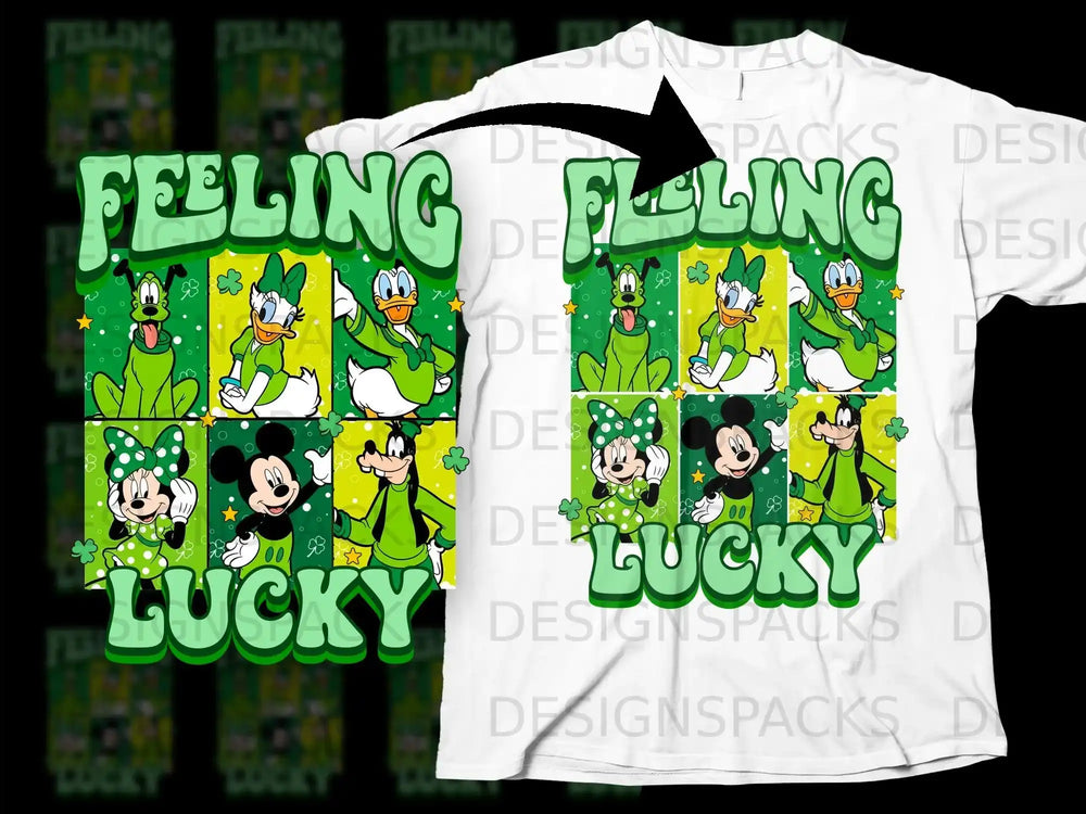 Disney St Patricks Day Feeling Lucky Character Design product type